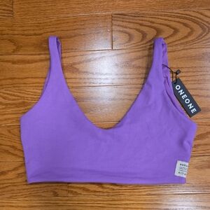 ONEONE V Neck Bra Violet (Size L)